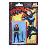 Figura hasbro black widow 9.5 cm marvel legends retro